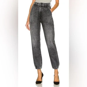 Pantalones de mezclilla elásticos al tobillo con parche envolvente MOTHER TALLA 28 - Imagen 1 de 10