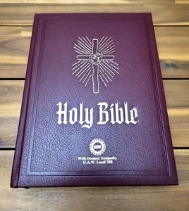 HOLY BIBLE King James Version Red Letter Edition The Heirloom Family Bible - Picture 1 of 5