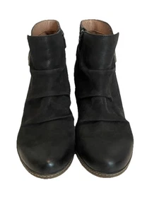 Dansko Lia schwarze Keilabsatz-Stiefelette bequem Leder Größe 39 EU 8,5-9 US - Bild 1 von 10