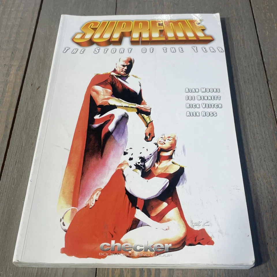 Supreme The Story Of The Year Graphic Novel Alan Moore, Bennett, Ross-SEE PHOTOS - Image 1 of 4