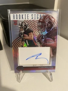 2023 Panini Illusions - Bijan Robinson - Falcons Rookie Signs Auto Blue /75 - Bild 1 von 3