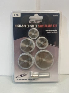 ToolShop Rotary Tools 6-Pc. High-Speed Steel Saw Blade Kit - Picture 1 of 8