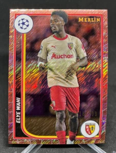 2023-23 Topps Merlin UEFA Chrome ELYE WAHI #101 Rose Gold Shimmer Refractor /299 - Picture 1 of 2