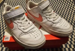 Nike BQ5451-124 Court Borough Low 2 'White Coral Chalk' Sz 12c - Picture 1 of 6