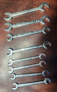 AKE USA SAE Double Open End Angled Midget Ignition 8-Wrenchs - Imagen 1 de 8