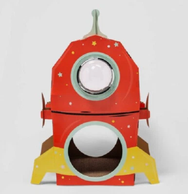 Retro Spaceship Cat Scratcher with Bubble - by Boots & Barkley-NIB!!