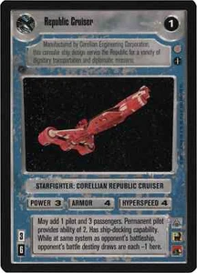 Republic Cruiser (Coruscant) | Descifrador Star Wars CCG | Casi nuevo/LP - Imagen 1 de 1