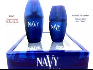 NAVY for Men by Dana 1.7 oz cologne splash + 1.0 oz cologne spray SET NIB - Picture 1 of 1