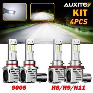 AUXITO 9005 + H8 H11 LED Headlight Conversion High Low Beam Bulbs CANBUS 24000LM - Picture 1 of 12