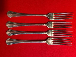 4 Gabeln Krupp Berndorf 9400, 90g versilbert - Bild 1 von 3