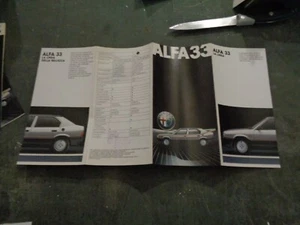 B278L - DEPLIANT ALFA ROMEO 33 - Picture 1 of 3