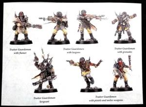 Warhammer 40k Guardias Traidores (7) Marines Espaciales del Caos NUEVO SIN CAJA - Imagen 1 de 2
