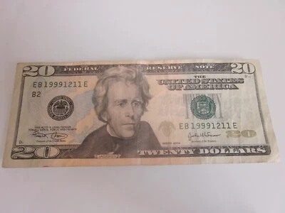 2004 $20 DOLLAR BILL ANNIVERSARY BIRTHDAY NOTE 19991211 DEC 11 1999 - Image 1 of 2
