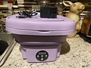 Portable Washing Machine Mini Washer Foldable Washer and Spin Dryer Small Travel - Picture 1 of 7