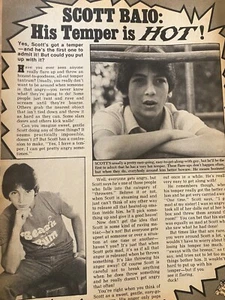 Scott Baio, Full Page Vintage Clipping, aa - Picture 1 of 1
