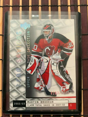2002-03 Upper Deck Mask Collection /1499 Martin Brodeur NM-MT #91 - Image 1 of 2
