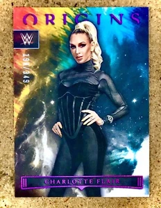 2023 Panini Chronicles Origins WWE Pink Charlotte Flair #135 Smack Down - Picture 1 of 3