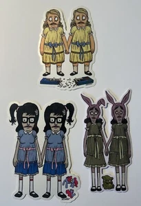 Pegatinas de vinilo Bobs Burgers Rocky Horror The Shining Twins parodia troquelado diversión - Imagen 1 de 4