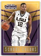 2015-16 Panini Contenders Draft Picks School Colors Jarell Martin LSU Tigers #19