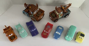 Disney/Pixar  "CARS"   7-McDonald's Happy Meal Toys (2006),  plus 2-Mater Trucks - Picture 1 of 3