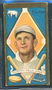 1911 T205 Honest Long Cut: DANIEL MURPHY Philadelphia Athletics ~ GOOD - Picture 1 of 2