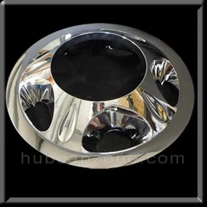 2011-2024 Chevy Silverado 3500 17" Dually Chrome Front Wheel Simulator Liner - Picture 1 of 4