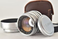 Motorhaube [nahezu neuwertig] Canon 50 mm f1,8 silber Leica Schraubhalterung Objektiv L39 LTM Filter 