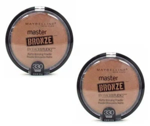 Pack of 2 Maybelline Master Bronze Matte Bronzing Powder, Paradise Bronze 330 - Picture 1 of 5