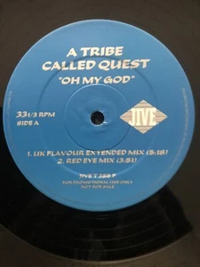 A Tribe Called Quest - Oh My God 4 Track 12'' Vinyl PROMO 12'' Vinyl (1994) NM - Imagen 1 de 5