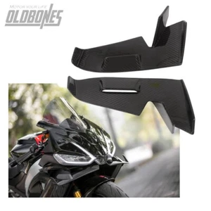 For Aprilia RS660 Motorcycle WINGLETS With Vent 100% Carbon Fiber Matte - Picture 1 of 7