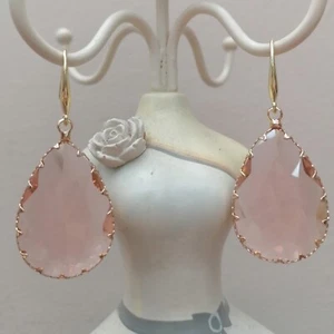 Orecchini Cristallo Rosa - Foto 1 di 1
