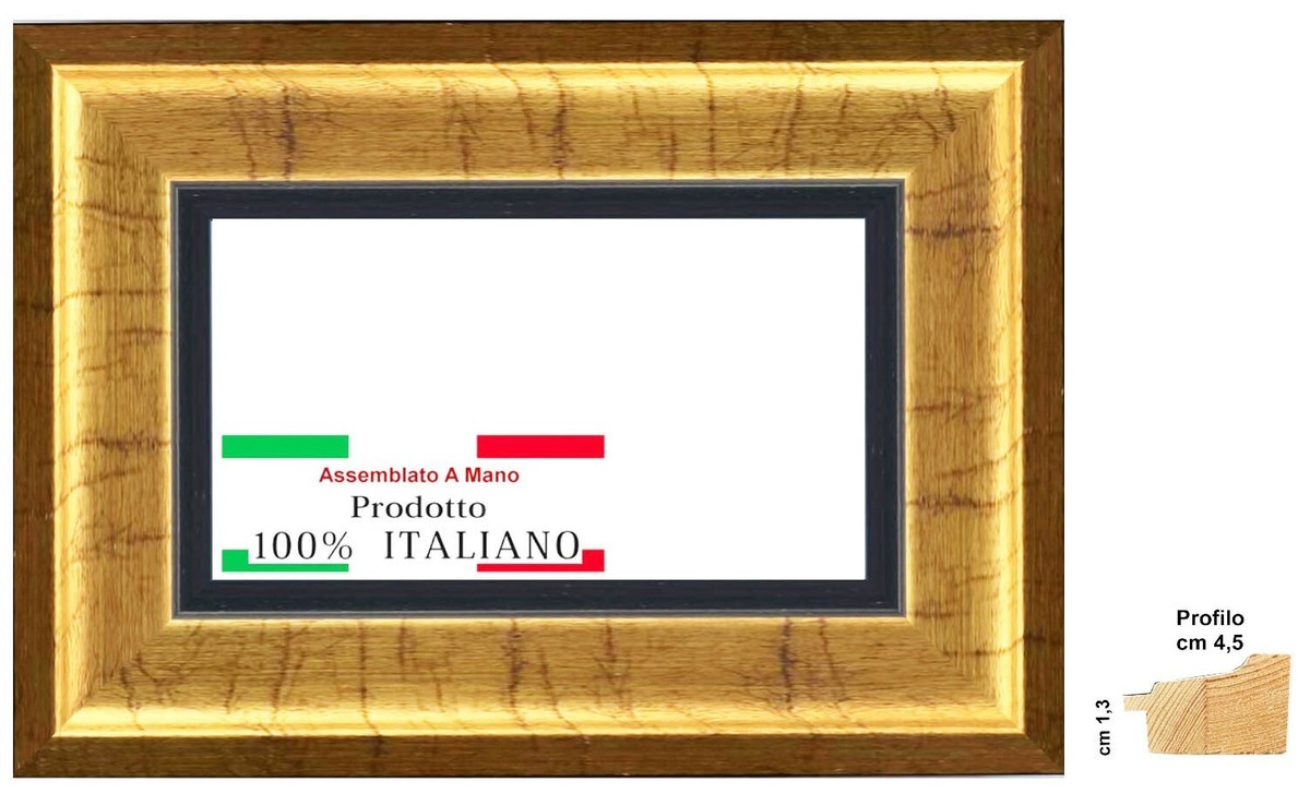 MG Design Cornice 35 X 100 Cm - Colore Nero, In Legno, Con Vetro - Foto 9