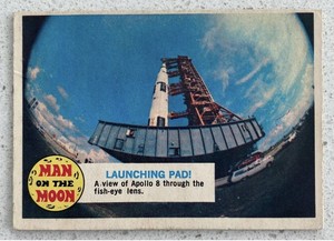 1969 0-pee-chee  Man on the Moon #21A Launching pad!**VG-EX+