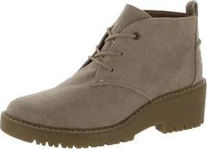 White Mountain Daniella Damen-Chukka-Stiefel Kunstleder Plateau, sandfarben, Größe 10M - Bild 1 von 8