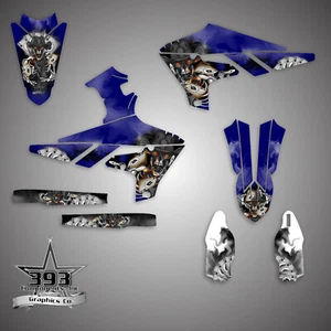YAMAHA YZ250F 2019-2022 YZ450F 2018-2022 GRAPHICS KIT DECALS OUTLAW SKULL - Picture 1 of 4