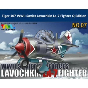 Tiger Model 107 WWII Soviet Lavochkin La-7 Fighter Cute Series Assembly Model - Picture 1 of 12
