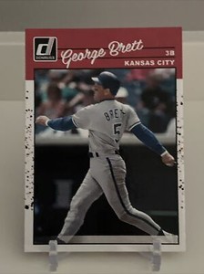 2023 Donruss Baseball Retro Base #284 George Brett - Kansas City Royals