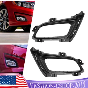 For Kia Optima 2014 2015 Left Right Hand Pair Fog Light Lamp Cover Bezel Trims - Bild 1 von 12