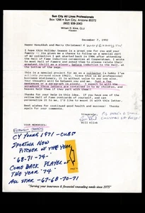 FAN LETTER RESPONSE - HOF FERGIE JENKINS RE: GREATEST THRILL, BAS CERTIFIED - Picture 1 of 2