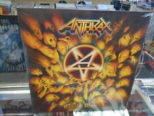 ANTHRAX Worship Music LP 2015 Megaforce EX WHITE GREEN SPLATTER Colored THRASH