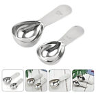 Coffee Kitchen Measuring Spoons - 2 Stainless Steel Pieces (15ml+30ml)