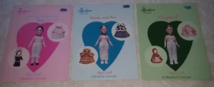 Vintage 1979 EFFANBEE Storybook Gigi Currier and Ives UNCUT 3 Paper Doll Books - Bild 1 von 12