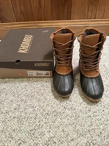 Khombu Women's Lauren Duck Boots Size 6 Rubber Sole Tan - Picture 1 of 5