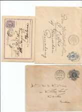 Netherlands Indies nice set of three covers cards interesting pmks..