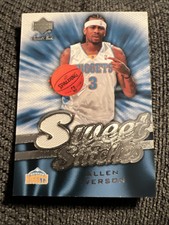 Allen Iverson 2007-08 Upper Deck Sweet Shot Jersey Patch 🔥