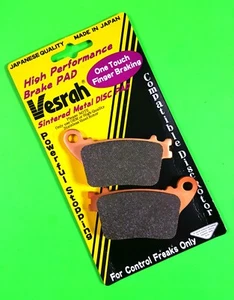 SUZUKI GSX-R 600 11-18 Sintered Rear Brake Pads. Made in Japan. asFA436HH/Sbs834 - Picture 1 of 6