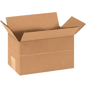 25 9" X 5" X 5" Multi-Depth Corrugated Boxes - Picture 1 of 12