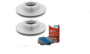 FRONT Brake ROTOR + PADS (BENDIX / BASCO) KIT for HILUX /FJ CRUISER 2011-2020 - Picture 1 of 2