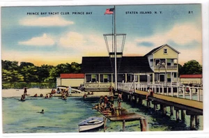 Prince Bay Yacht Club, Prince Bay, Staten Island, unbenutzt - siehe Scans - Bild 1 von 2
