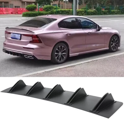 Difusor de labios de parachoques trasero aleta de tiburón alerón labio de ala para Volvo S40 S60 S70 S80 Foto 1 de 4